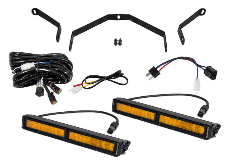 Diode Dynamics 14-21 Toyota Tundra SS12 Driving Light Kit - Amber Wide DD6068 DD6068 Photo - Primary