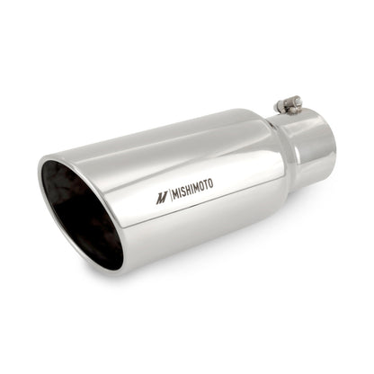 Mishimoto Universal Steel Muffler Tip 5in Inlet 6in Outlet Polished MMEXH-TIP-DSL56 MMEXH-TIP-DSL56 Photo - Primary