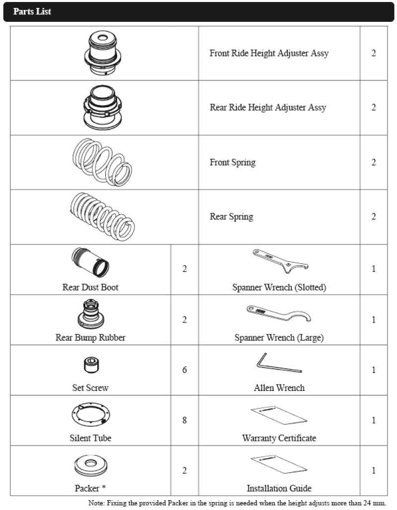 HKS Toyota Supra A90 Adjustable Spring Kit 80280-At001 80280-AT001 User 1