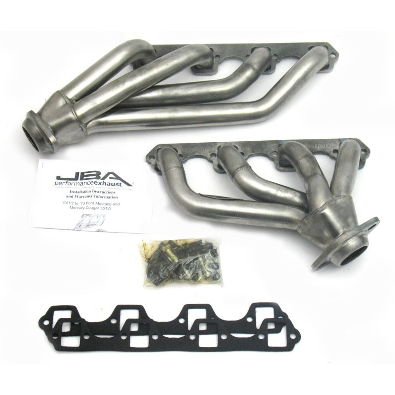 JBA Headers And Perf Exhaust Header Set Ford Mustang 351W 65-73 JBA1653S 1653S Photo - Primary