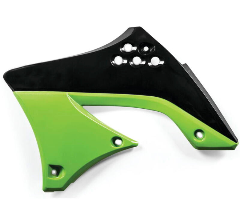 Acerbis 09-11 Kawasaki KX450F Radiator Shroud - Green 2141711043 2141711043 Photo - Primary
