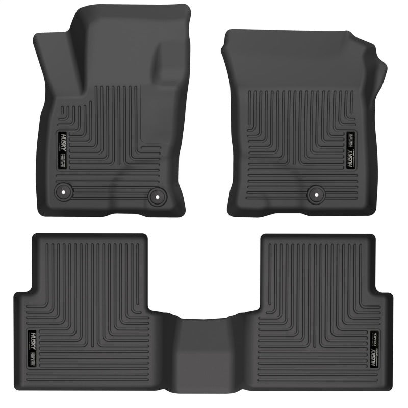 Husky Liners 21-22 Ford Bronco Sport WeatherBeater Front & 2nd Seat Floor Liners (Black) 95341 95341 Photo - Primary
