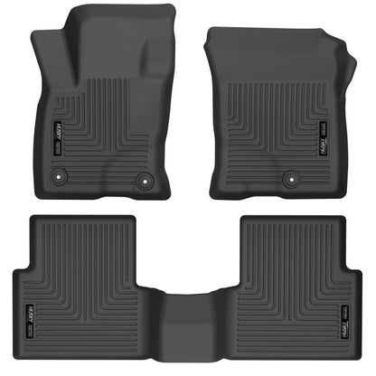 Husky Liners 21-22 Ford Bronco Sport WeatherBeater Front & 2nd Seat Floor Liners (Black) 95341 95341 Photo - Primary