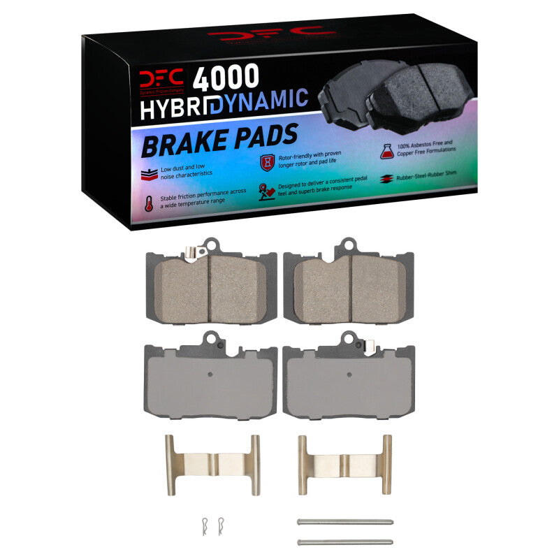 DFC DFC 4000 HybriDynamic Brake Pads Brakes, Rotors & Pads Brake Pads - OE main image