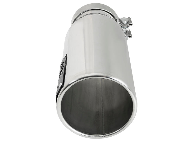 aFe MACH Force-Xp 4in 409 Stainless Steel Exhaust Tip Polished 49T40501-P122 Photo - Unmounted