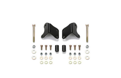 Fabtech 07-18 Jeep JK 4WD Front Lower Shock Mount Relocation Brackets FTS24141 FTS24141 Photo - Primary