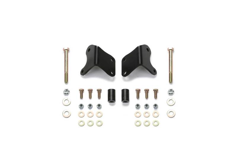 Fabtech 07-18 Jeep JK 4WD Front Lower Shock Mount Relocation Brackets FTS24141 FTS24141 Photo - Primary