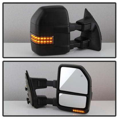 SPYDER xTune 08-15 Ford F-250 SD Heated Adj LED Signal Power Mirror - Smk (MIR-FDSD08S-G4-PW-RSM-SET) 9943126 9943126 Photo - Unmounted