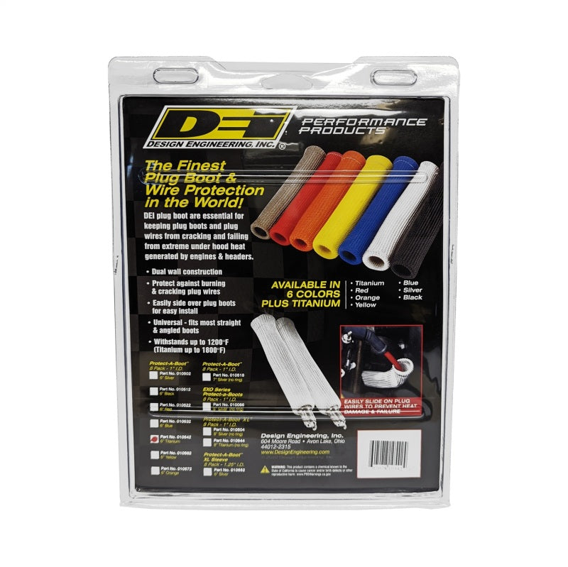 DEI Protect-A-Boot - 6in - 8-pack - Titanium 10542 10542 Photo - Unmounted