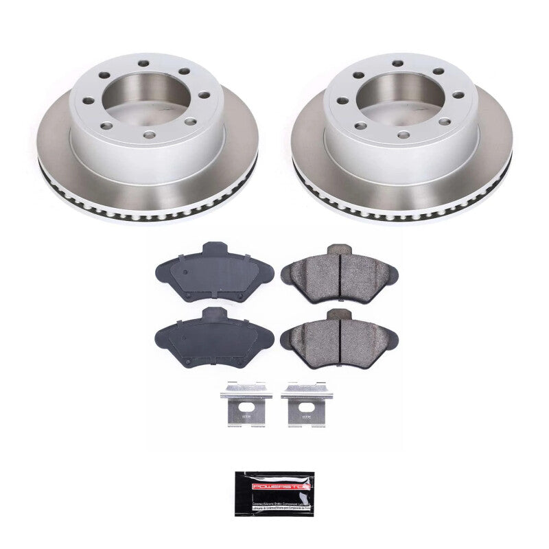 PowerStop Power Stop 94-98 Ford Mustang Front Semi-Coated Rotor Kit SC1299 SC1299 Photo - Primary