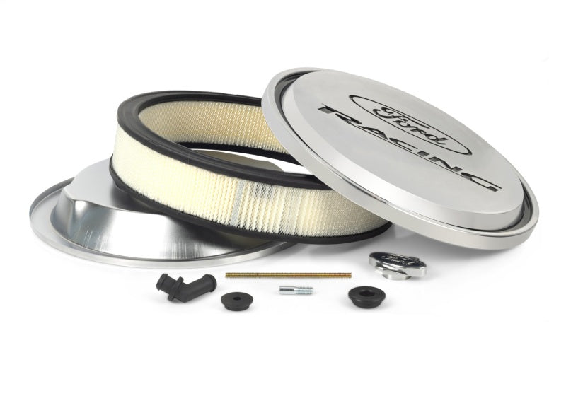Ford Slant Edge Air Cleaner Kit 13in Dia Drop Base FRD302-383 302-383 Photo - Unmounted