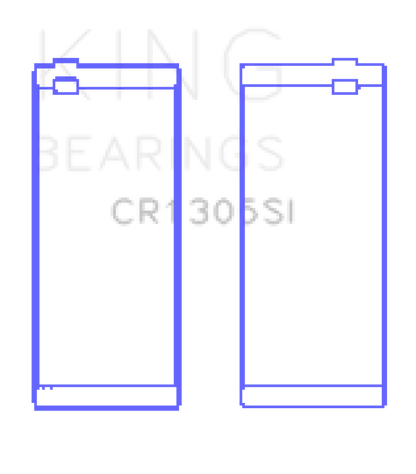 King Engine Bearings King 03-15 Dodge Cummins Diesel 5.9L L6 (Size 0.25) Cracked Rod Bearing (Must Order 6 for Set) CR1305SI0.25 CR1305SI0.25 Photo - Primary