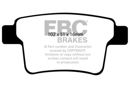 EBC Disc Brake Pad Set DP41731R Photo - Primary