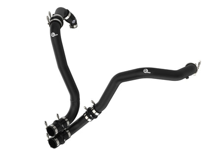 aFe 21-22 Ford F-150/Raptor V6-3.5L (tt) BladeRunner 2.5in Aluminum Hot Charge Pipe Black 46-20518-B 46-20518-B Photo - Primary