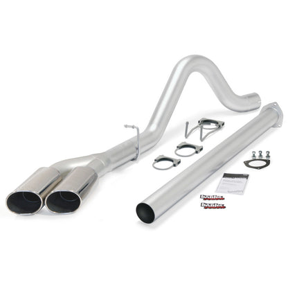 Banks Power 15-16 Ford 6.7L F250-350-450 CCSB/CCLB Monster Exh Sys - Single Dual Exh w/ Chrome Tip 49793 49793 Photo - Primary