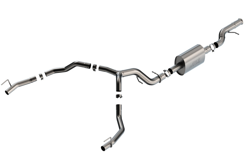 Borla 21-22 Cadillac Escalade 6.2L V8 2/4WD 4DR S-Type Cat-Back Exhaust w/ Factory Bezel Tips 140890 140890 Photo - Primary