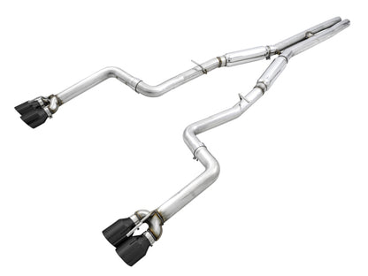 AWE Tuning 2015+ Dodge Challenger 6.4L/6.2L SC Track Edition Exhaust - Quad Diamond Black Tips 3015-43144 3015-43144 Photo - Primary