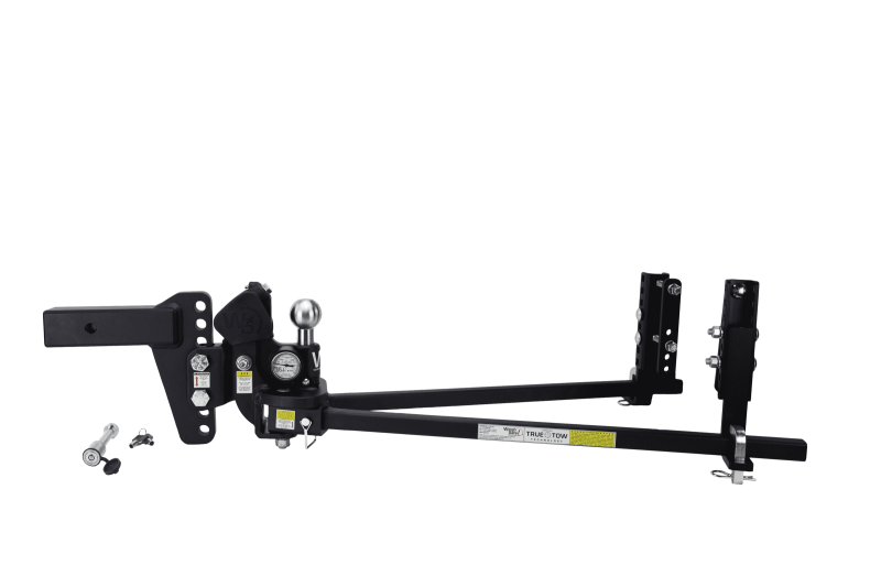 Weigh Safe True Tow Middleweight Distribution 6in Drop & 2.5in Shank (Rated for 12.5K GTWR) w/WS05 TTMW6-2.5XL-KA