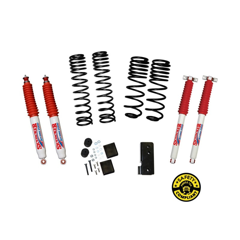 Skyjacker 07-18 Jeep Wrangler JK 2 Door 2WD/4WD Long Travel 2in-2.5in Lift Kit w/Hydro 7000 Shocks JK20BPHLT JK20BPHLT Photo - Primary
