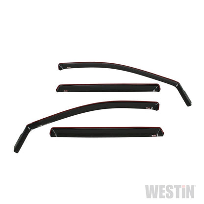 Westin 2013-2018 Nissan Pathfinder Wade In-Channel Wind Deflector 4pc - Smoke 72-69479 72-69479 Photo - Primary