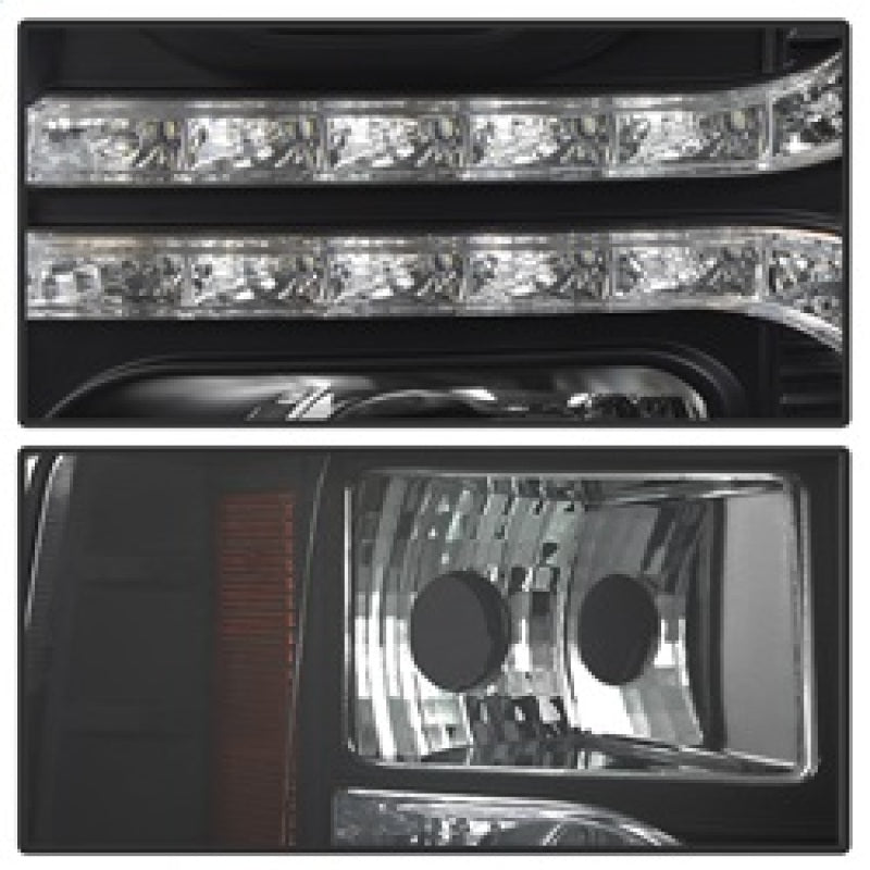 Spyder Chevy Silverado 1500 07-13 V2 Projector Headlights - LED DRL - Black PRO-YD-CS07V2-DRL-BK 5083524 5083524 Photo - Unmounted