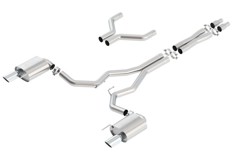 Borla Atak Cat-Back 15-17 Ford Mustang GT 5.0L V8 MT/AT 3in pipe 4in tip 140630 140630 Photo - Primary