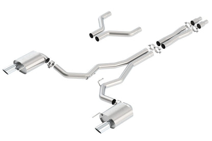 Borla Atak Cat-Back 15-17 Ford Mustang GT 5.0L V8 MT/AT 3in pipe 4in tip 140630 140630 Photo - Primary