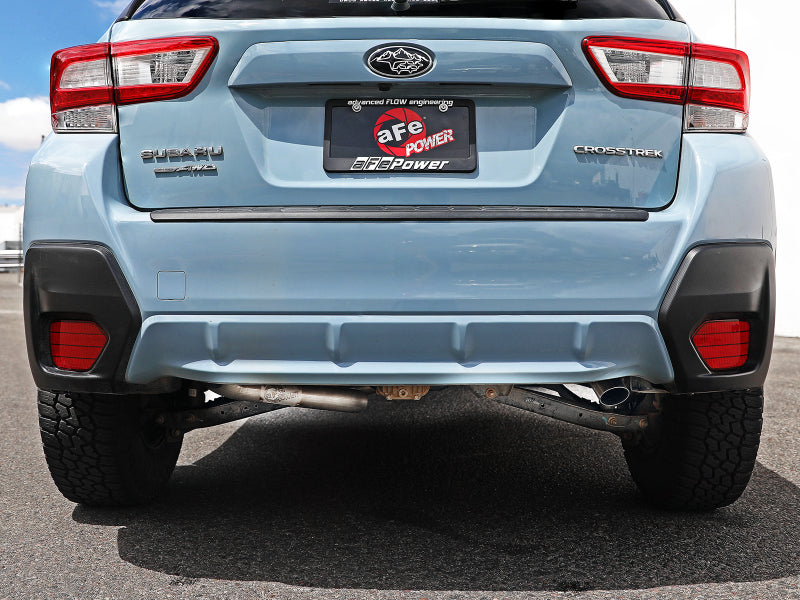 aFe POWER Takeda 2.5in 304 SS Cat-Back Exhaust System Subaru Crosstrek 18-19 H4-2.0L 49-36803 49-36803 Photo - Mounted
