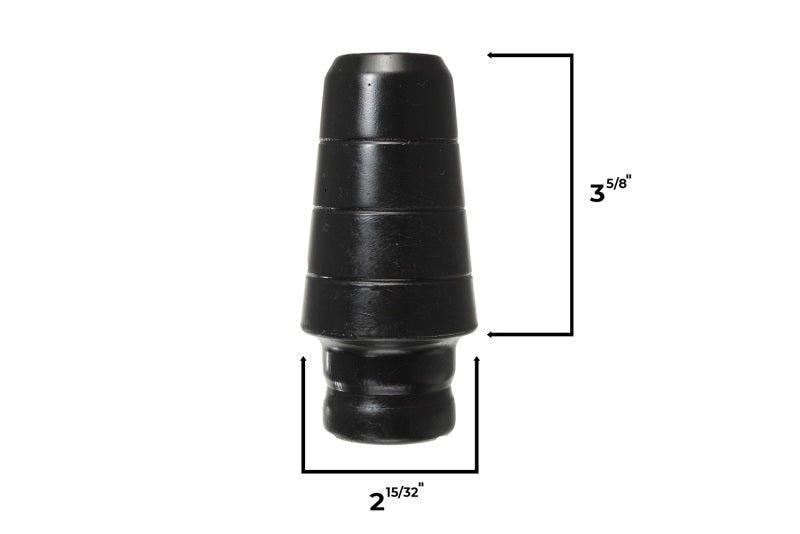 Energy Suspension 1997-06 Jeep TJ Wrangler Bump Stop Set - Ft W/1 3/4" Lift Black 2.9102G Photo - Unmounted