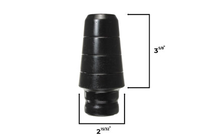 Energy Suspension 1997-06 Jeep TJ Wrangler Bump Stop Set - Ft W/1 3/4" Lift Black 2.9102G Photo - Unmounted
