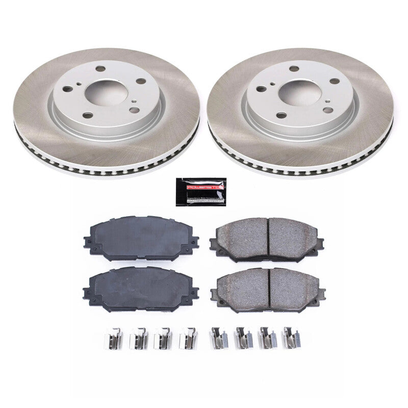 PowerStop Power Stop 06-18 Toyota RAV4 Front Semi-Coated Rotor Kit SC258 SC258 Photo - Primary