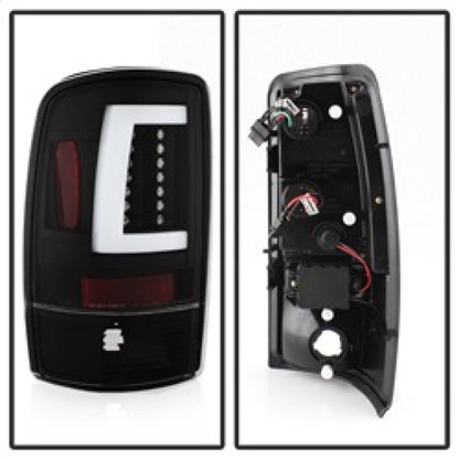 Spyder 00-06 GMC Yukon/Yukon XL V2 Light Bar LED Tail Lights - Black (ALT-YD-CD00V2-LBLED-BK) 5084149 5084149 Photo - Unmounted