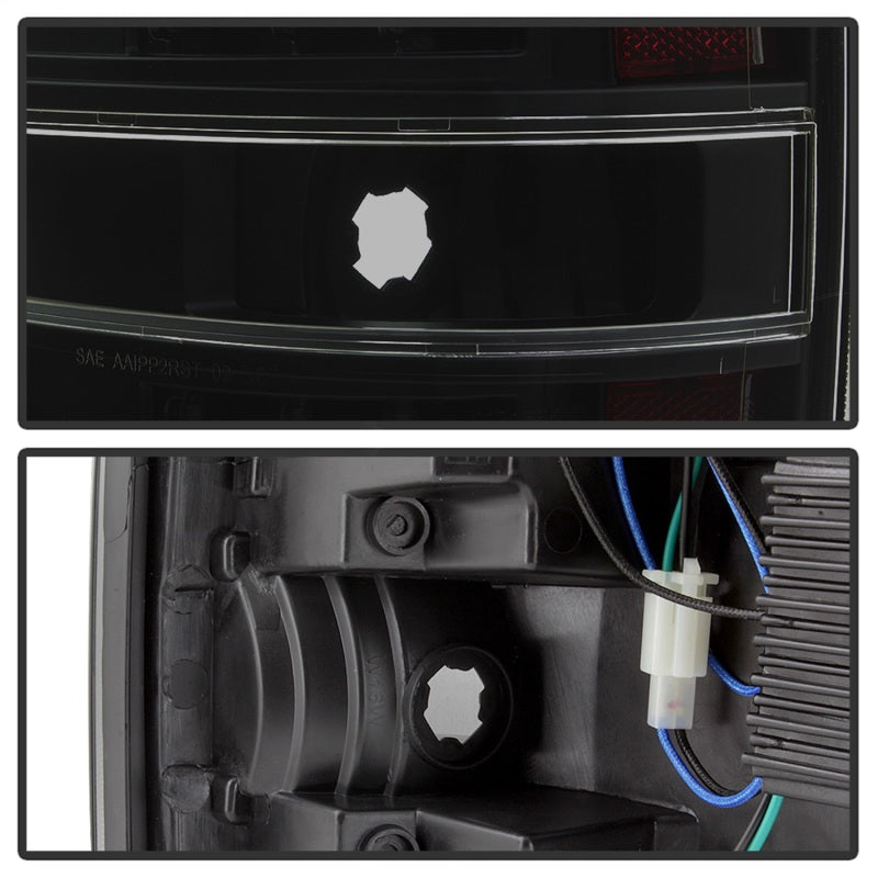 SPYDER xTune 09-14 Ford F-150 Light Bar LED Tail Lights - Black Smoke (ALT-JH-FF15009-LBLED-BSM) 9042195 9042195 Photo - Unmounted