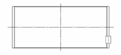 ACL Nissan TD42 4169cc Inline 6 Diesel .25mm Oversized High Performance Rod Bearing Set 6B2966H-.25 6B2966H-.25 Technical Drawing