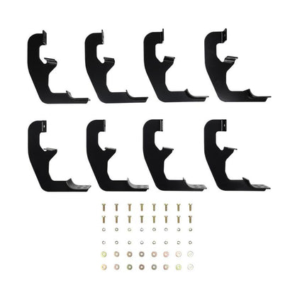 Westin 2019 Chevrolet Silverado/Sierra 1500 Double/CC Premier Oval Nerf Step Bar Mount Kit - Black 22-2255 22-2255 Photo - Primary