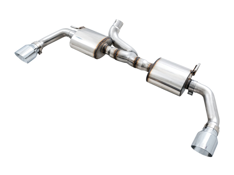 AWE Tuning 07-18 Jeep Wrangler JK/JKU 3.6L Tread Edition Axle-Back Dual Exhaust - Chrome Silver Tips 3015-32003 3015-32003 Photo - Primary