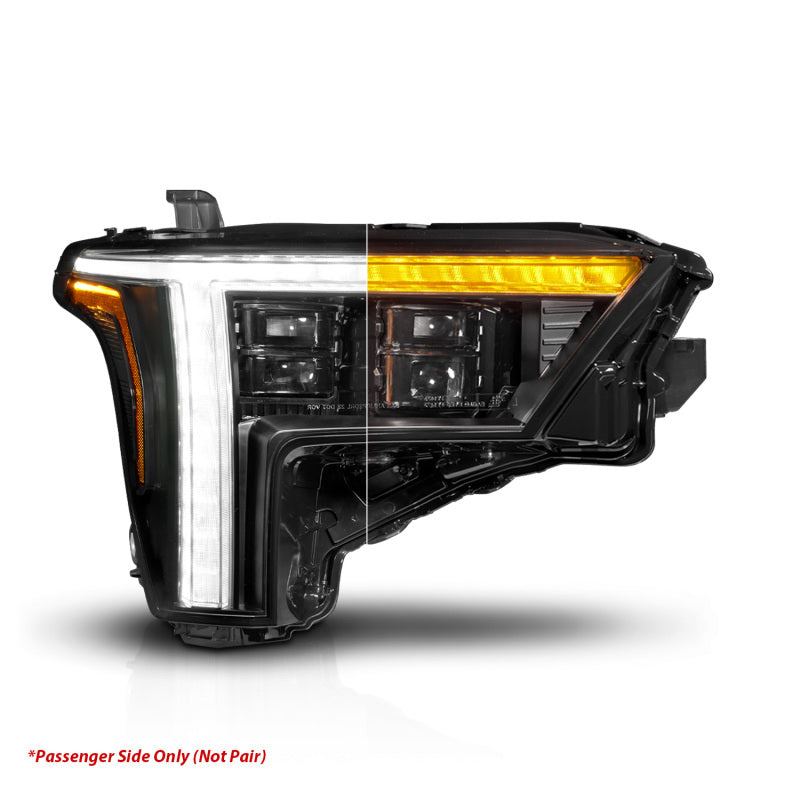 ANZO 22-24 Toyota Tundra (w/Factory LED Refl.) Z-Series Full LED Proj Headlights - Pass. Side ONLY 111599X-R 111599X-R User 1