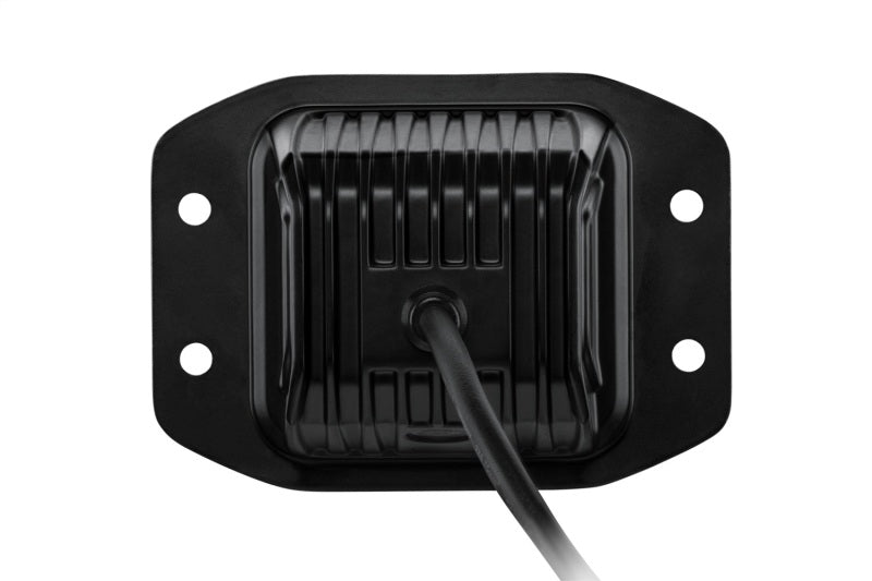 Hella Universal Black Magic 3.2in L.E.D. Cube Kit - Flood Beam (Flush Mount) 358176831 358176831 Photo - Unmounted