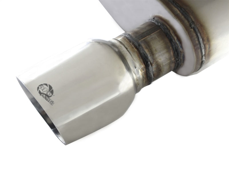aFe MACH Force-Xp 3in 409 Stainless Steel Axle-Back Exhaust System w/Polis 49-43052-P Photo - Unmounted