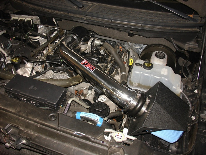 Injen 09-10 Ford F-150 V8 5.4L Polished Power-Flow Air Intake System PF9014P PF9014P Photo - Mounted