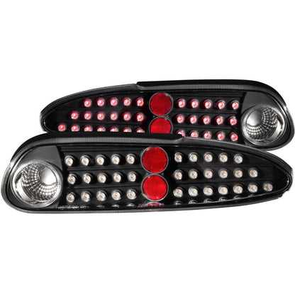 Anzo 1993-2002 Chevrolet Camaro LED Tail lights Black 321133 Photo - Primary