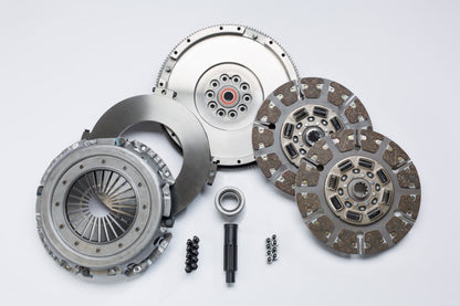 South Bend Clutch 08-09 Ford 6.4L ZF-6 Street Dual Disc Organic Clutch Kit SFDD3250-6.4-ORG SFDD3250-6.4-ORG Photo - Primary