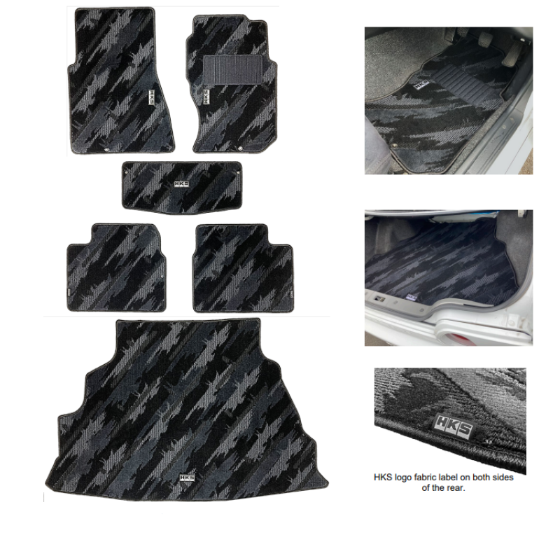 HKS FLOOR MATS BNR32 FULL SET OCT RHD 53001-AN036 53001-AN036 User 1