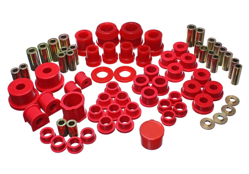 Energy Suspension 2006-14 Mazda  MX-5 Miata (NC) Master Bushing Set Red 11.18104R Photo - Primary
