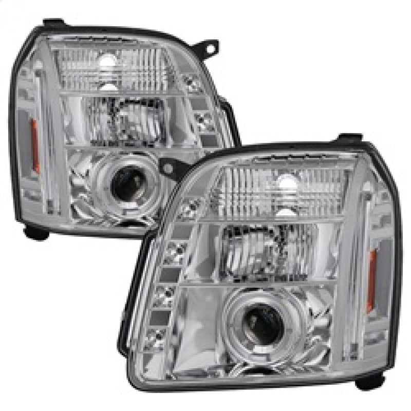 Spyder GMC Yukon 07-14/GMC Yukon XL 07-14 Projector Headlights LED Halo LED Chrome PRO-YD-GY07-HL-C 5029324 5029324 Photo - Primary