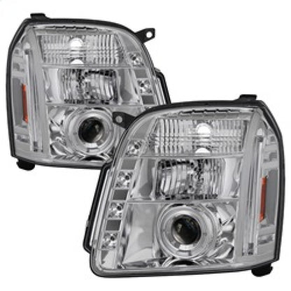 Spyder GMC Yukon 07-14/GMC Yukon XL 07-14 Projector Headlights LED Halo LED Chrome PRO-YD-GY07-HL-C 5029324 5029324 Photo - Primary