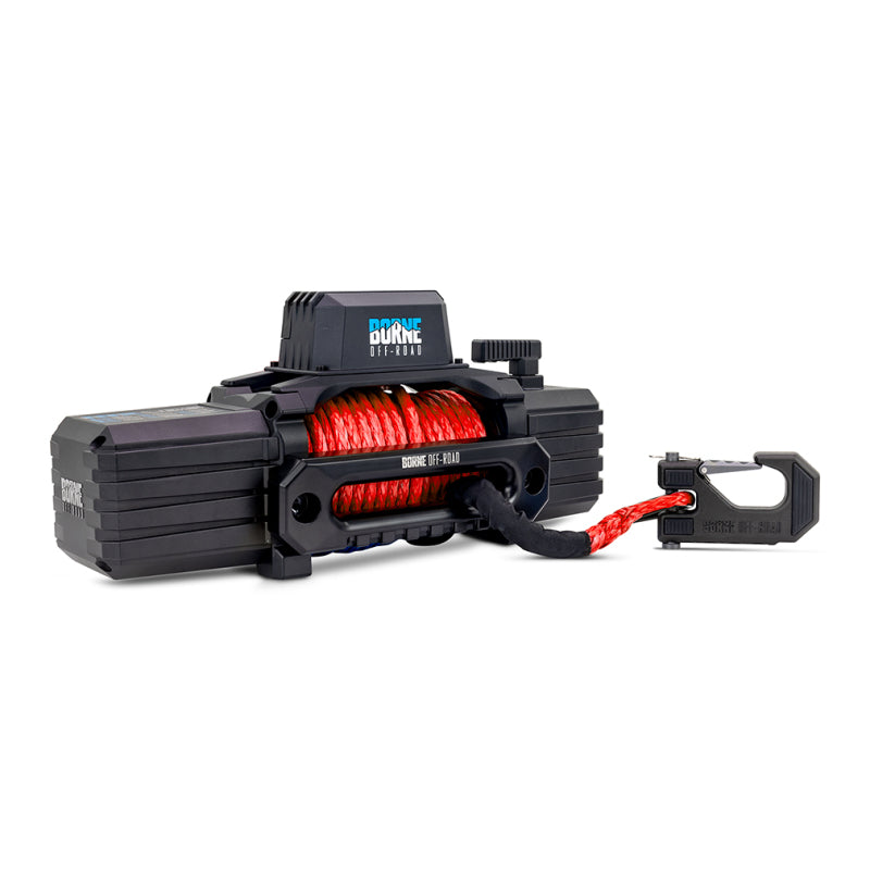 Borne Off-Road 12K Winch - Red Synthetic Rope BNWN-12-SRD BNWN-12-SRD Photo - Primary