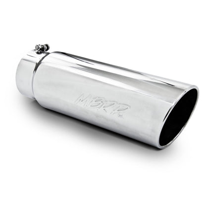 MBRP Universal Tip 6in OD Angled Rolled End 5in Inlet 18in Lgth T5125 Photo - Primary