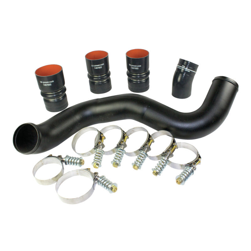 BD Diesel Intercooler Hose & Clamp Kit w/Intake Pipe - 2003-2007 Ford 6.0L Power 1047034 Photo - Primary