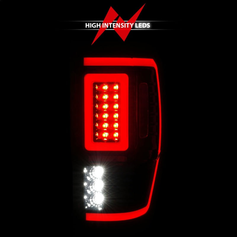 ANZO 19-22 Ford Ranger Full LED Taillights w/ Lightbar Sequential Signal Black Housing/Smoke Lens 311447 311447 Photo - Unmounted